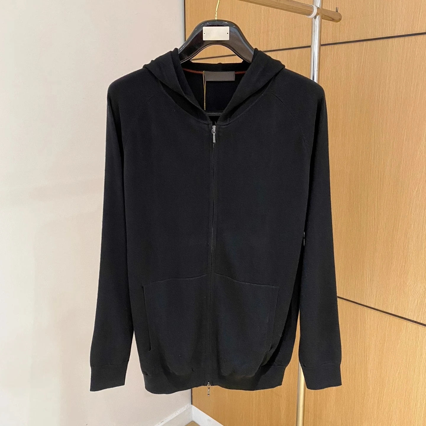 

LP Italy 25aw Solid Color Men's Casual Hooded Knitted Cardigan Jacket