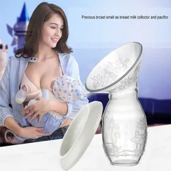 Sucking Silicone Pumps Manual Breast Milk Pump Baby Breastfeeding Breast Collector One-handed