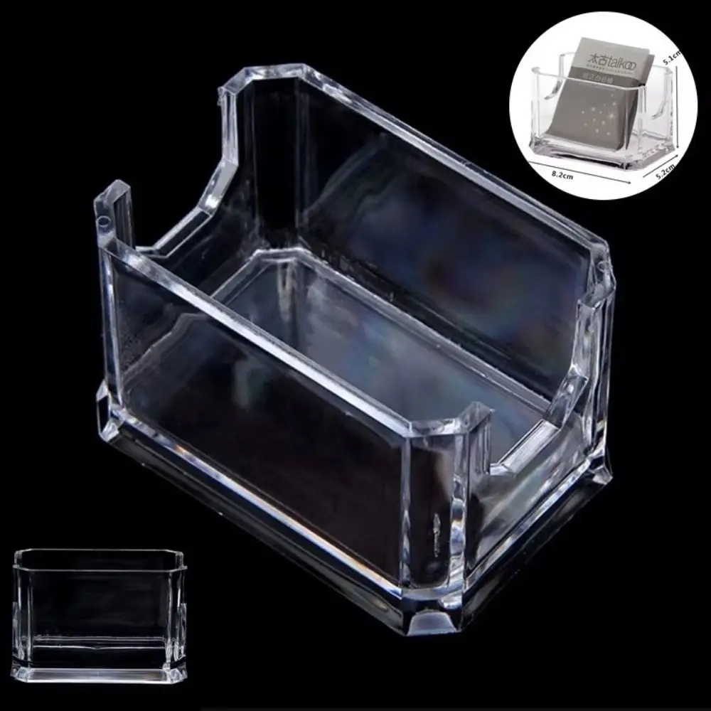 New Transparent Tea Bags Storage Box Acrylic Sugar Bag Stand Sugar Packet Sorting Case Large Capacity Home Table Organizer