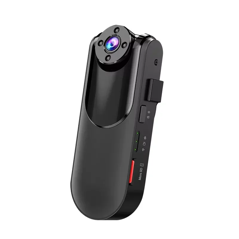 Mini Pocket Action Camera for Motorcycle Helmet Smart Video Recorder Compact Sports Cam HD Recording Device for Outdoor