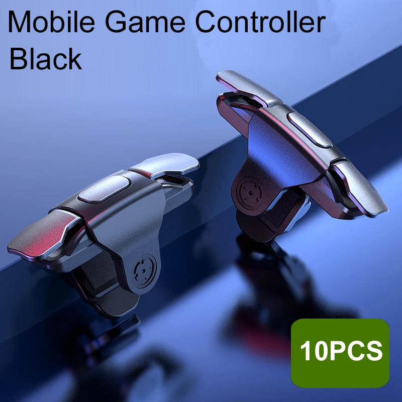 モバイルゲーム用モバイルゲームコントローラー,ABSセンシティブ,滑り止め,迅速な応答,ユニバーサルトリガー,白,軽量,2〜10個