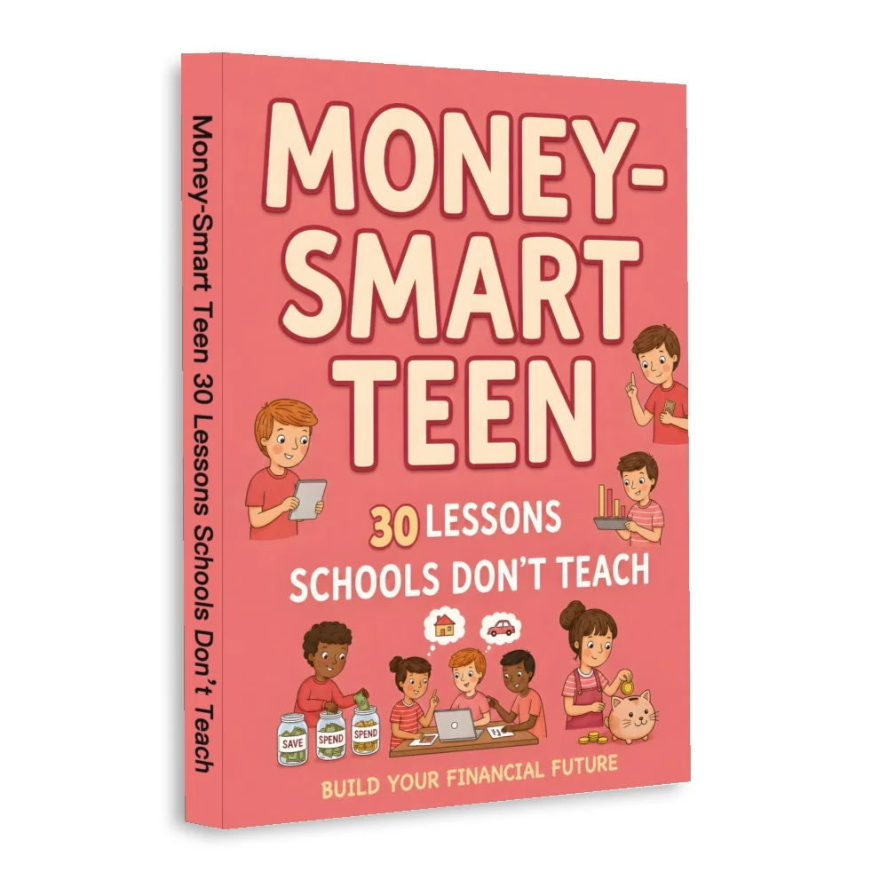 Money-Smart Teen: 30 Financial Lessons Schools Don't Teach, A Guide to Budgeting, Saving, Investing, Earning Money