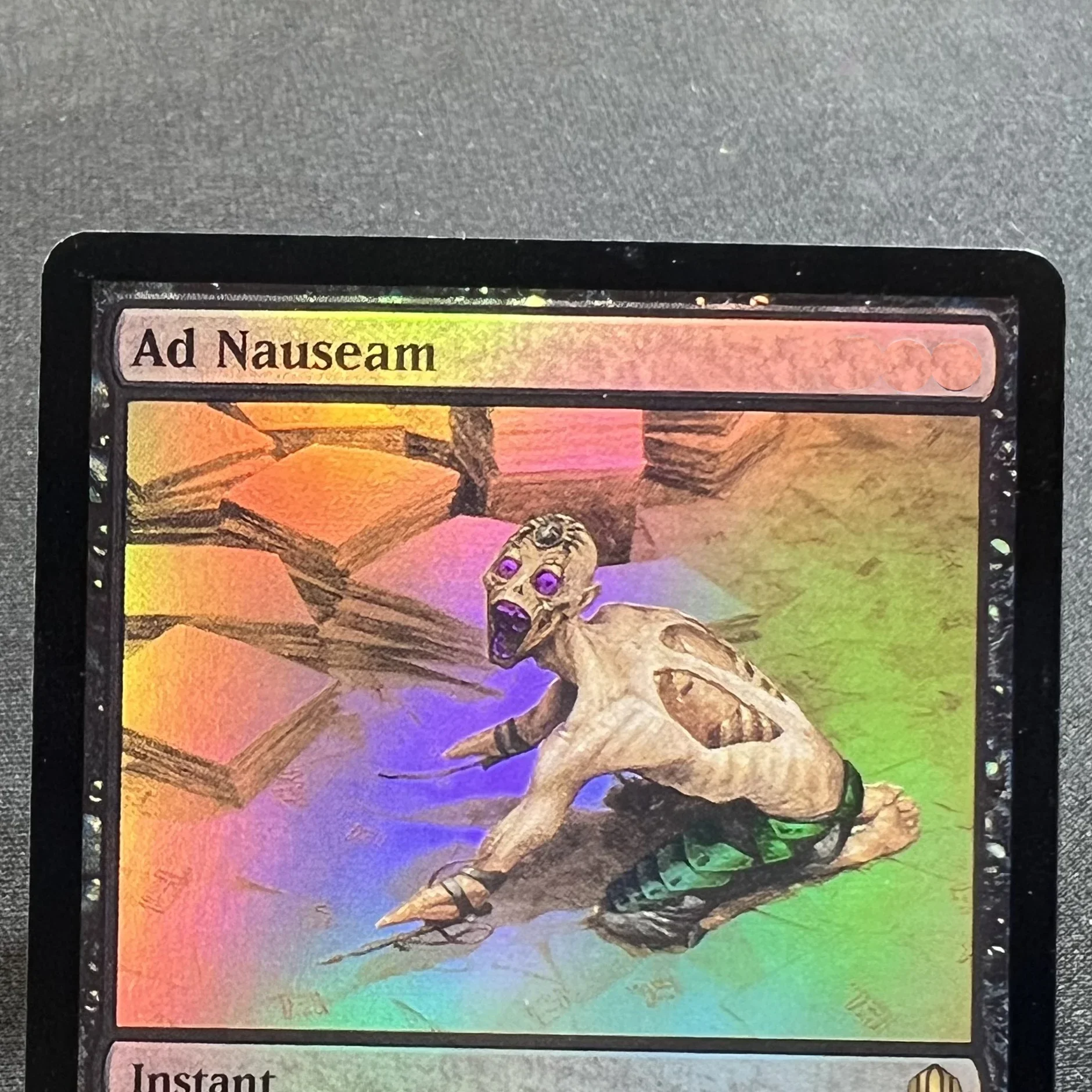 Edgar Mark Necrodual INR GaeaCradle Nykthos Theros Foil TCG مخصص الإنجليزية بطاقة جودة مجلس لعبة ببطاقات ورقية التداول