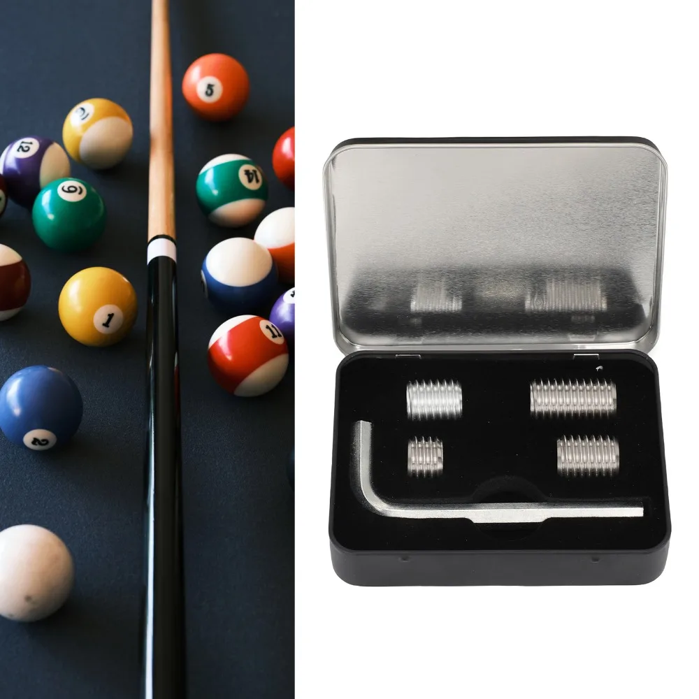 

Aluminum Pool Cue Weights Different Weight Options Multi Specification Set Pool Stick Weights Counterweight Screw for Cuetec