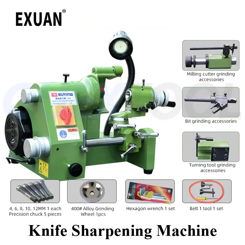 CNC Universal Precision Sharpening Machine Multifunctional U2/U3 Grinder For Tungsten Steel Carving Knives Alloy Milling Cutters