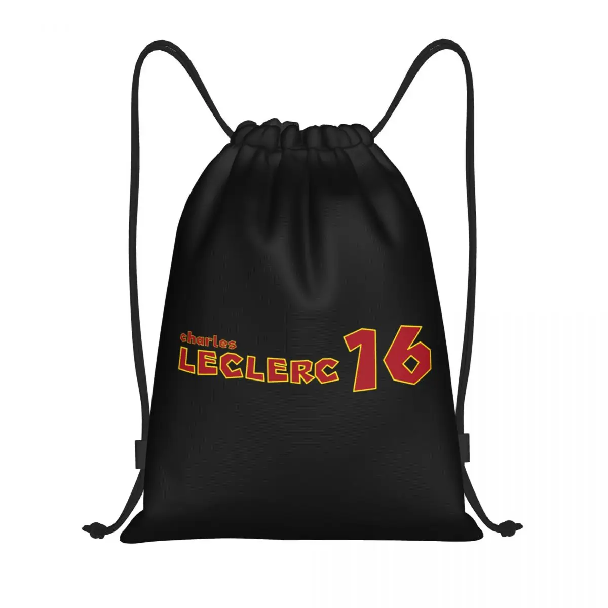 Custom Charles Leclerc 16 Drawstring Bags for Shopping Yoga Backpacks Men Women Sports Gym Sackpack