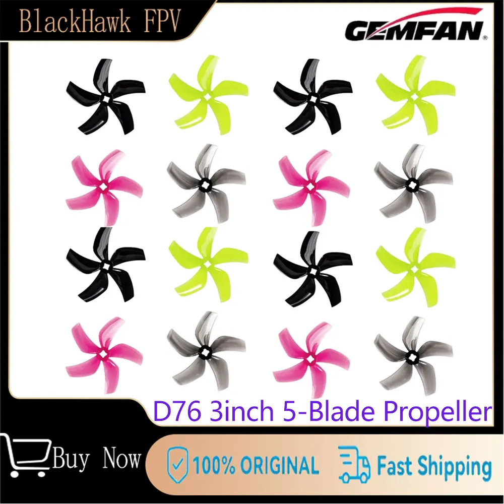 Mastering Cinewhoop Stability: A Deep Dive into the Gemfan D76 76mm 5blade Propeller