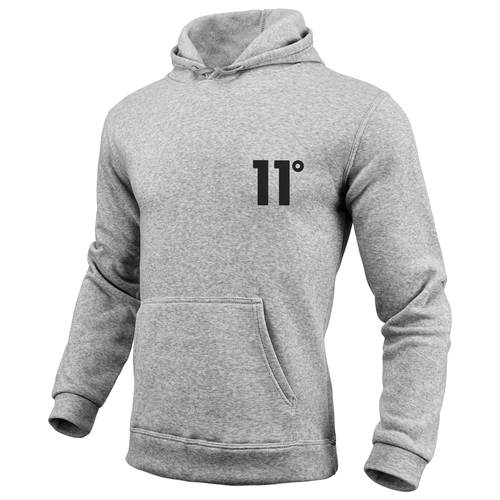 Nieuwe heren 11-graden letter hoodie lente herfst heren sweatshirt met capuchon mode bedrukt merk heren topjack met capuchon