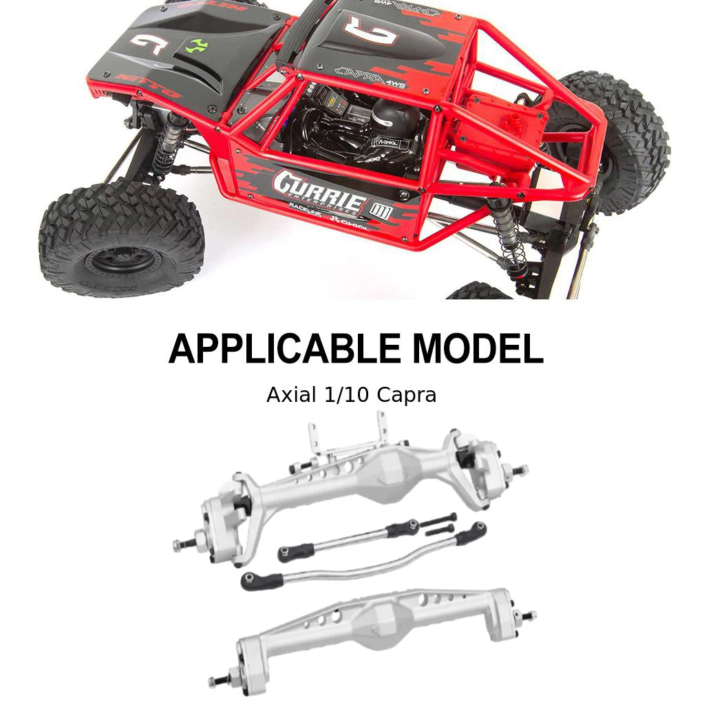 

Защитная пленка из алюминиевого сплава, передняя и задняя ось для 1/10 Axial Capra, радиоуправляемая автомобильная часть, аксессуары для радиоуправляемых автомобилей, запасные части