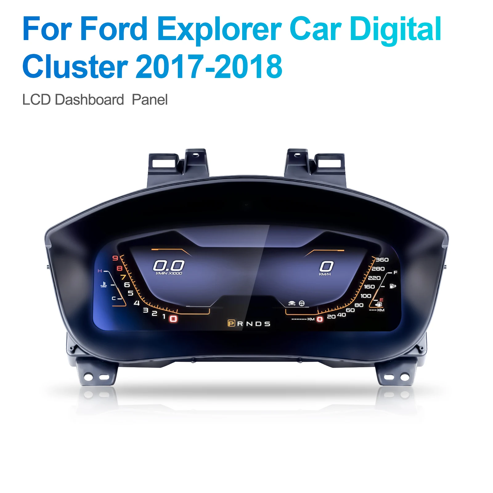 

Navihua Digital Cluster LCD Instrument Virtual Cockpit for Ford Explorer 2017-2018 Linux System Dashboard Auto Meter Speedometer