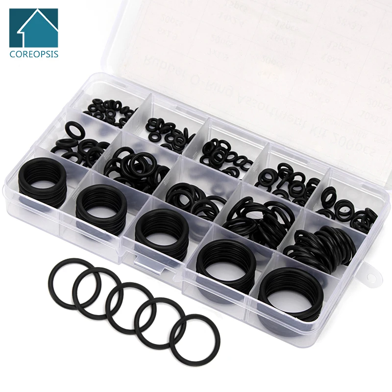 150PCS PCP Paintball Airsoft NBR Gummidichtung Ersatz Dichtung O-Ringe Kit OD 6-30mm Millimeter CS 1,5mm 1,9mm 2,4mm 3,1mm