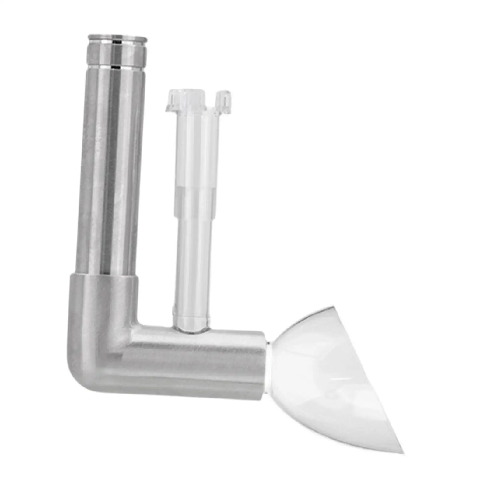 

Аквариумный выходной скиммер из нержавеющей стали, нержавеющий, простая установка, аксессуары для фильтров для посаженных резервуаров, небольшой бытовой фильтр