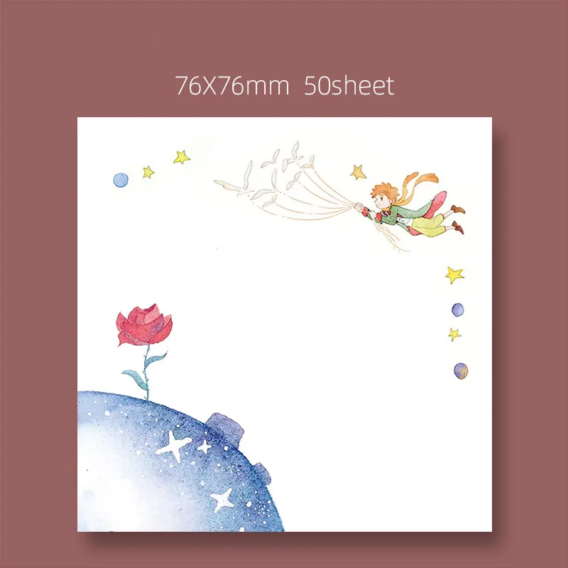 INS Vento Sticky Note Book Adesivos, Bloco de notas bonito do estudante, Creative N Times Memo Note Pad, CYBQ277, 1 Pc