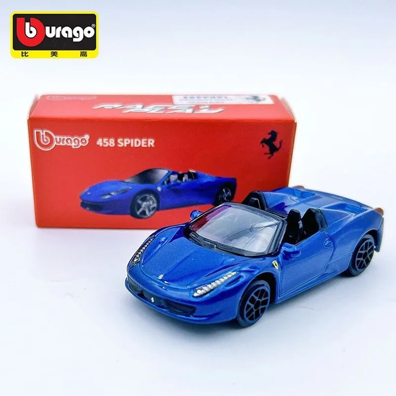 

Bburago 1/64 Alloy Model Ferrari 458 SPIDER Sports Car Model Realistic Toy Collectible Ornament Boy Gift
