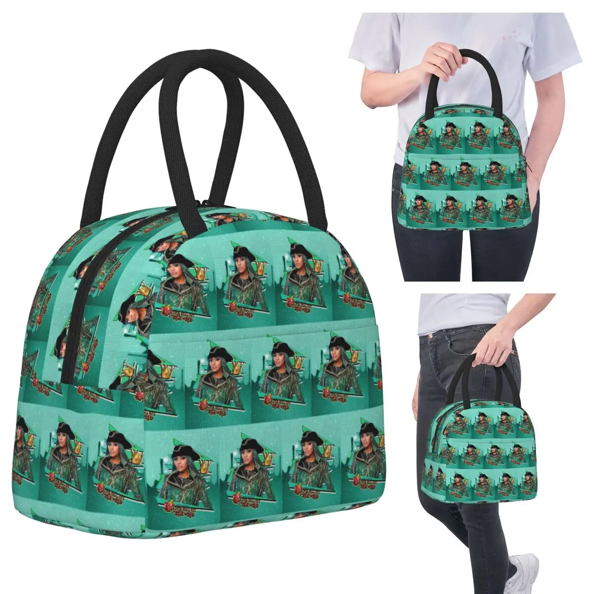 

Uma - Descendants 4 The Rise Of Red Insulated Lunch Bag for Women Office Cooler Thermal Food Box Tote Lunch Boxes Container