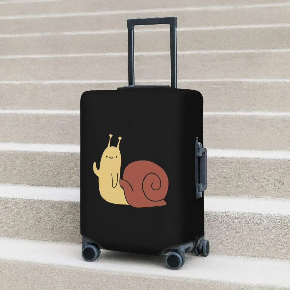

Чехол для чемодана с улиткой «Время приключений», эластичные защитные чехлы для дорожного багажа на 18-32 дюймов
