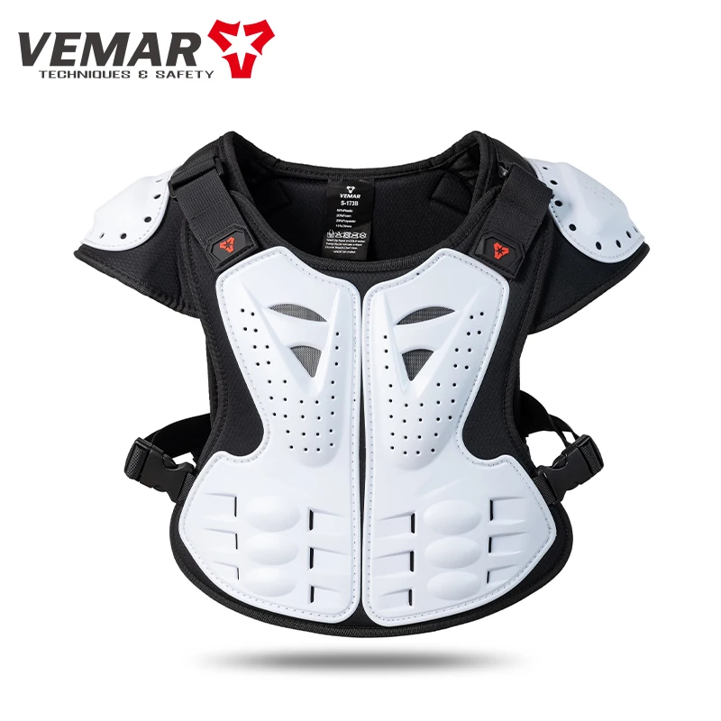 Kinderen Motorrijden Body Armor/Elleboog Kniebeschermer Kinderen Motocross Rugvest Borst Off-Road Moto Fietsen Beschermende uitrusting