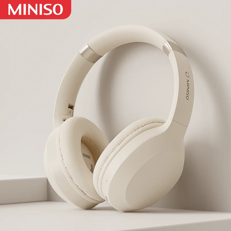 Original MINISO MCD02 Bluetooth V5.3 HIFI Sound Headset Low Latency Outdoor Travel Portable Folding Headphones Wireless  2023New