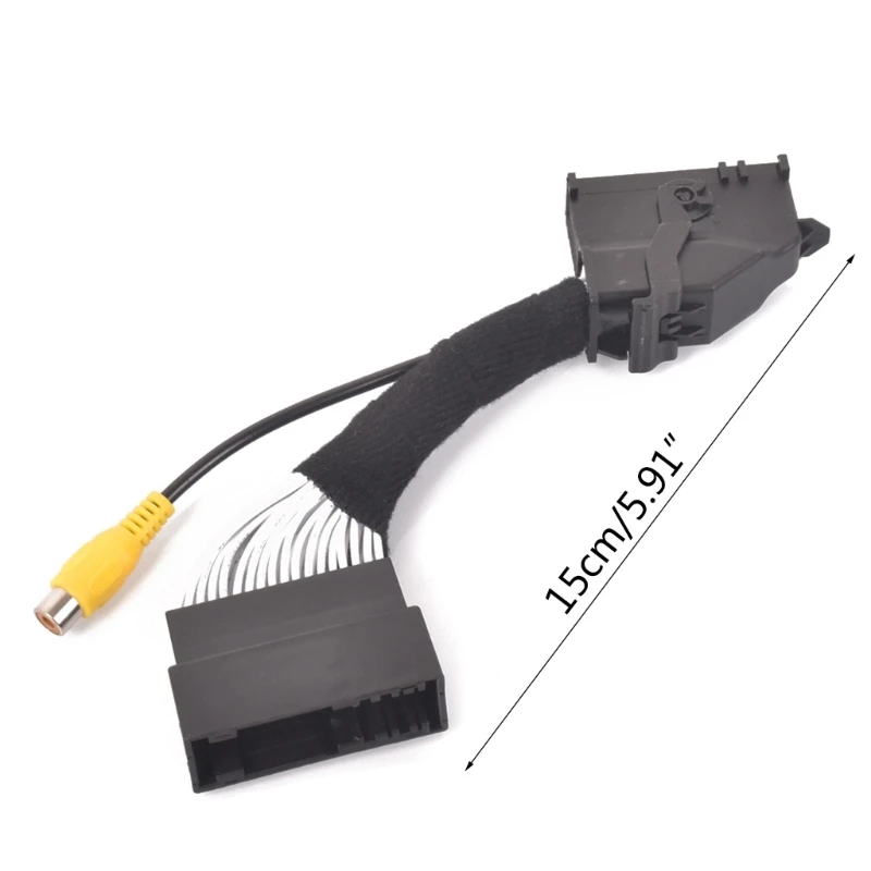 Car Navigation System Reversing Rear View Camera Adapter Cable Harness For Sync 1 2 3 Camera Input Adapter RCA