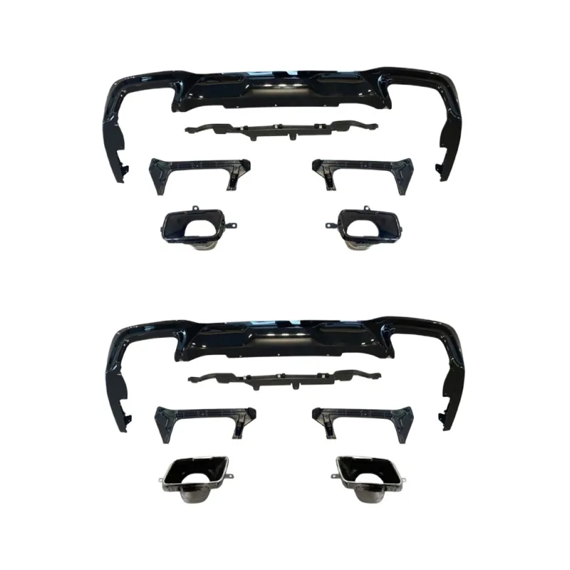 Exhaust Tail Pipe, Square Outlet for BMW 2 Series F44, 235 Model, Large Square Tip, Car Modification Accessories