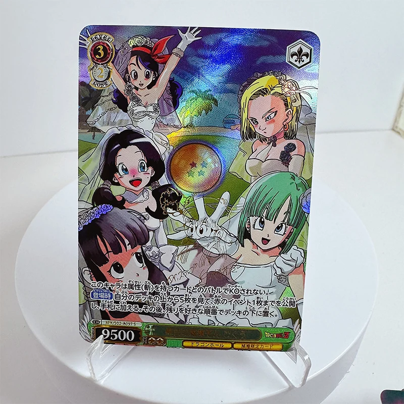 Anime Goddess Story Diy Flash Cards Kamado Tanjirou Yor Forger Black Magician Girl Nami Luffy Birthday Gifts Children's Toys