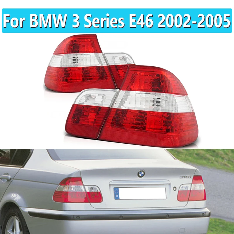 For BMW 3 Series E46 318I 320I 325I 330I 2002-2005 Rear Tail Light Brake Light Rear Cover Side Light