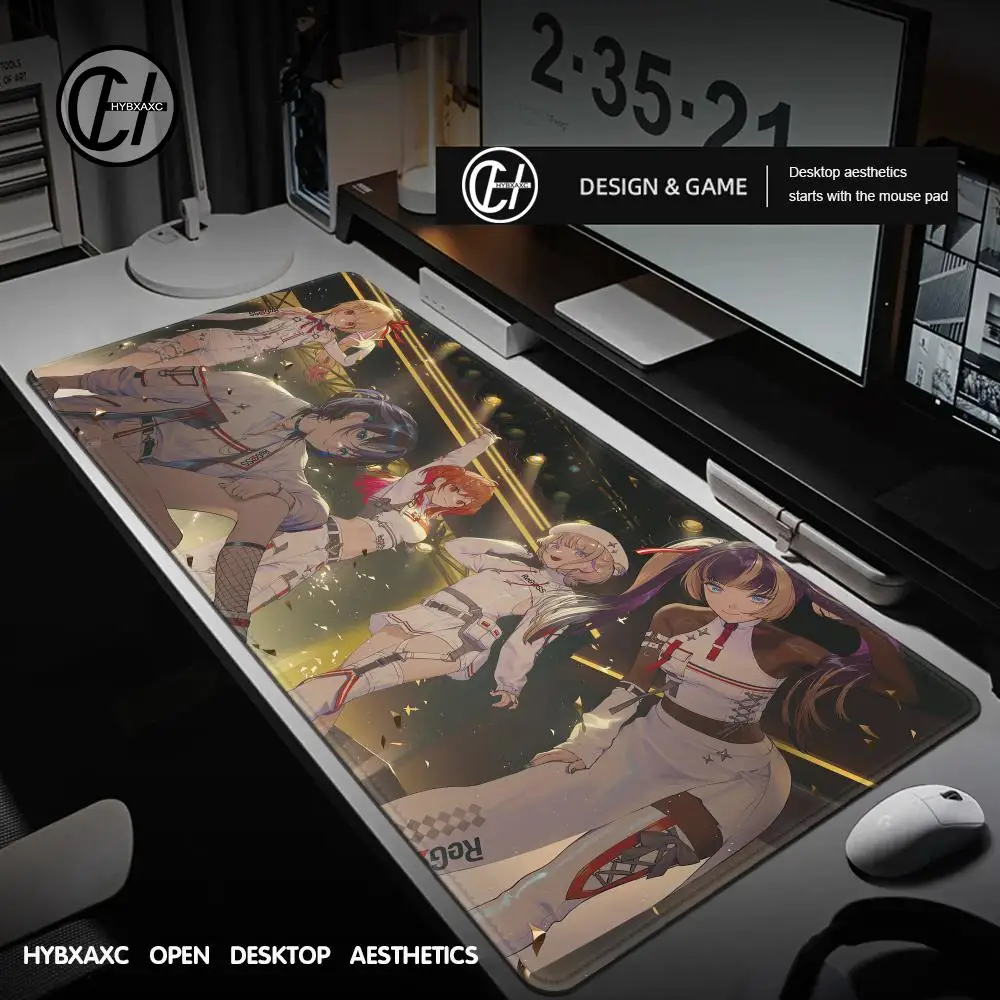 حار Virutal Idol J Kufuutei Raden المطاط HD الطباعة ماوس الوسادة الألعاب الملحقات حصيرة مكتبية طالب لوحة الكتابة