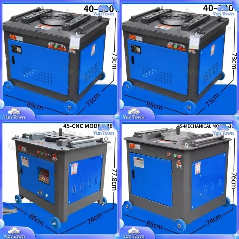 for 40 Series Compact Rebar Bender for 45 Series Heavy Duty Electric Fully Automatic CNC Threaded Round Bar Bending Machine
