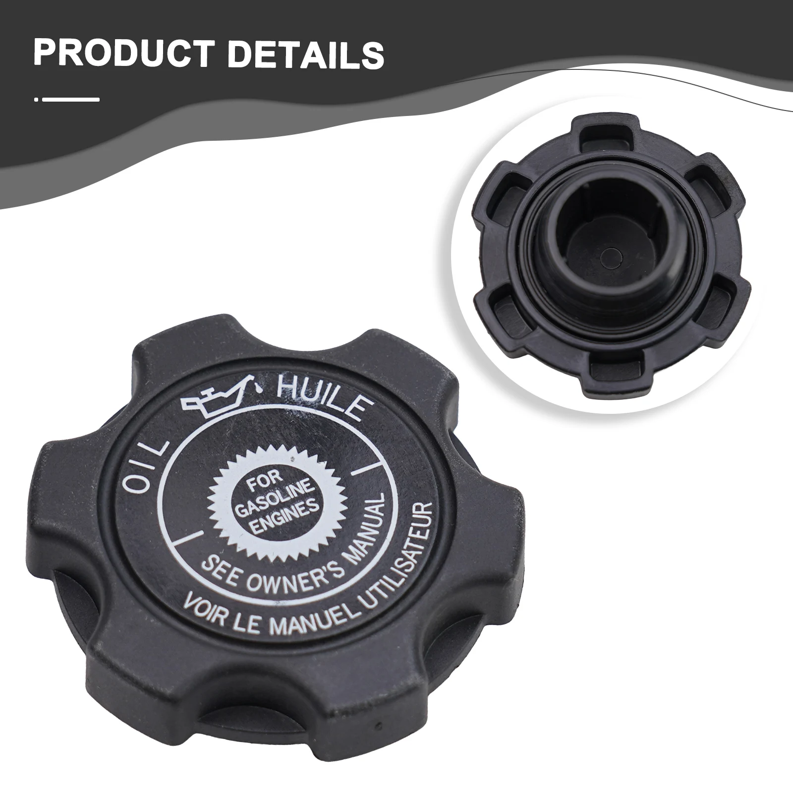 Oil Filler Cap Engine Oil Cap For Honda For Accord Plastic For CIVIC For CRX 15610-P2A-000 Car High Quality Brand New