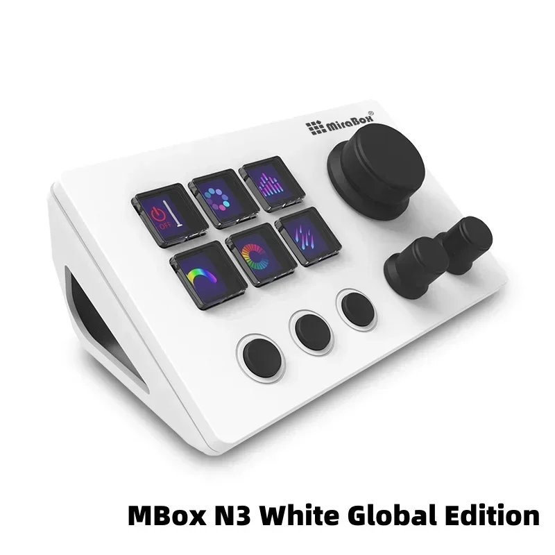 Mbox N3 custom visual mini keyboard with screen knob macro programming visual domestic streamdeck live broadcast console