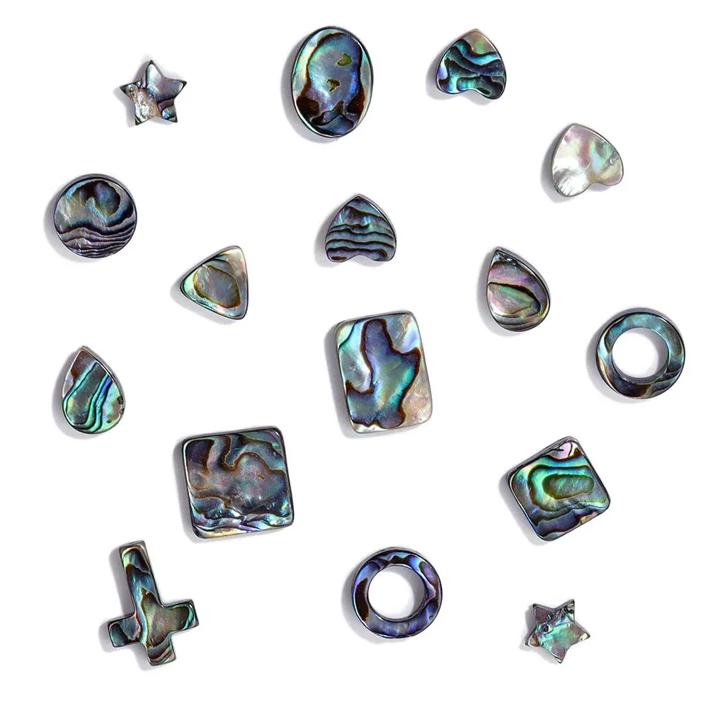 Exquisite Natural Abalone Shell Beads Loose Shell Slice Charm Beads Making DIY Jewelry Necklace Bracelet Earrings Accessories