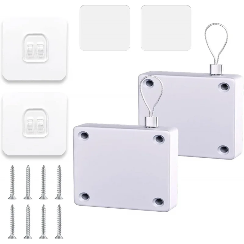 

Shower Curtain , Automatic Opener and Closer, 1000g Home, Punch-Free Sensor