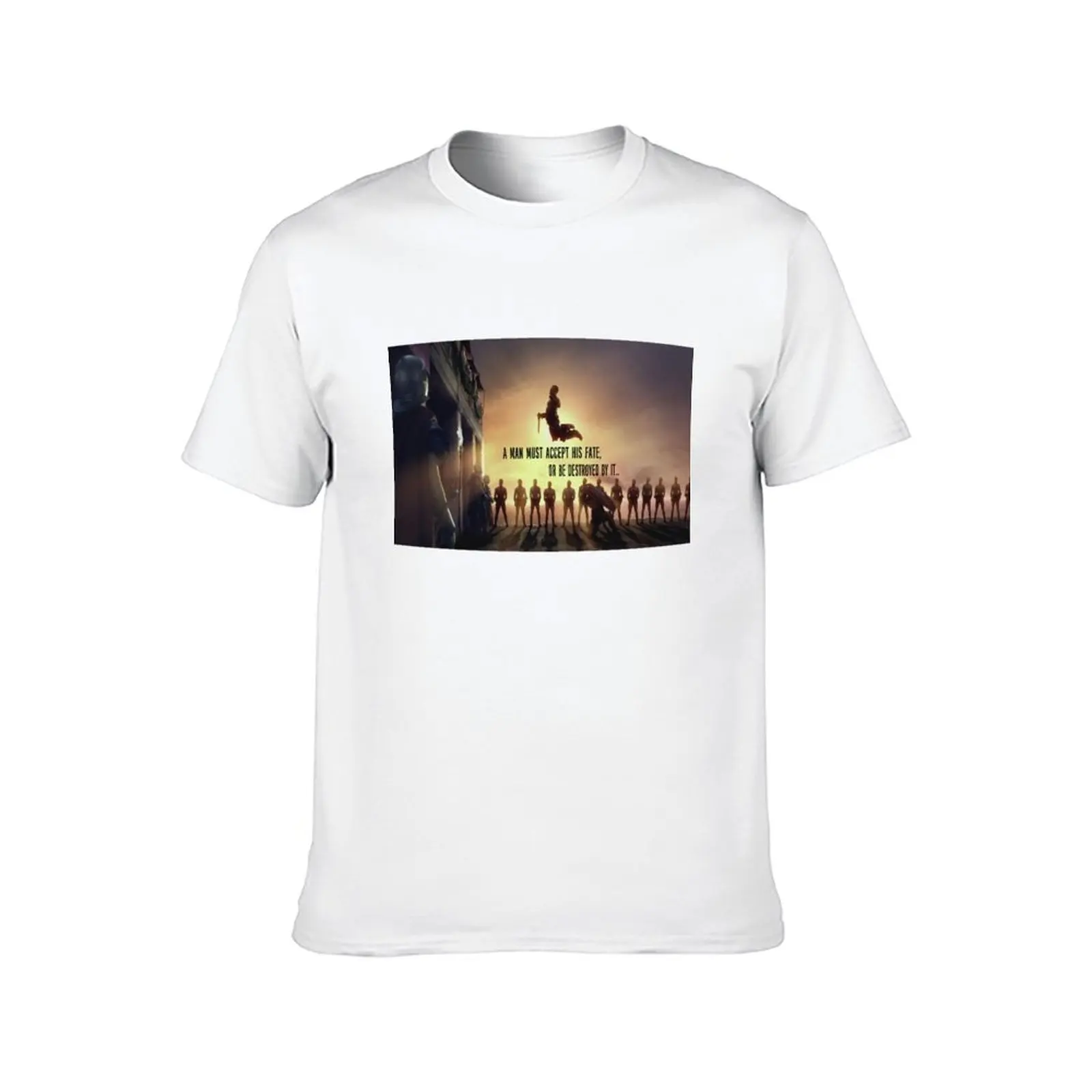 سبارتاكوس اقتباس تي شيرت تي شيرت للرجل تي شيرت تي شيرت قطن 100% تي شيرت