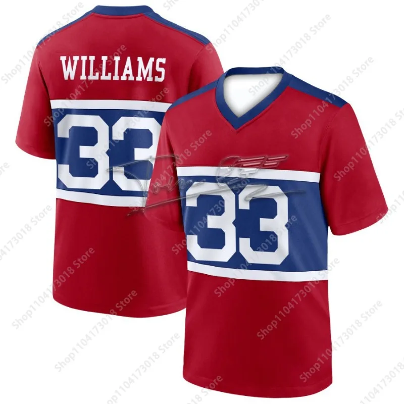 New York 2024 American football jersey Tshirt Men Giants special football T shirt Rugby sports short sleeved jersey