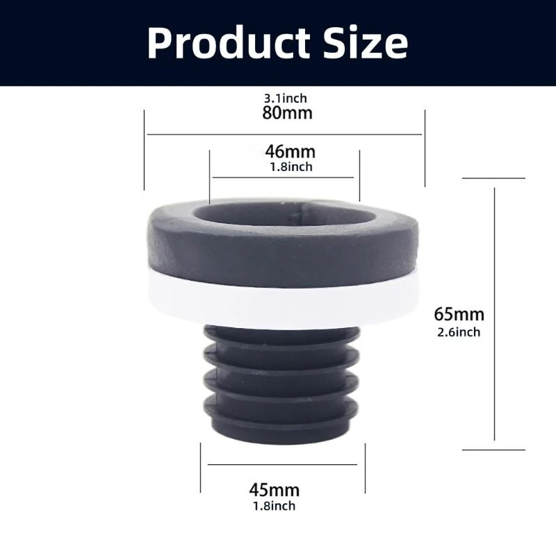 Toilet Flange Sealing Rings Urinal Sealing Rings 2pcs for Urinal Maintenance 601C