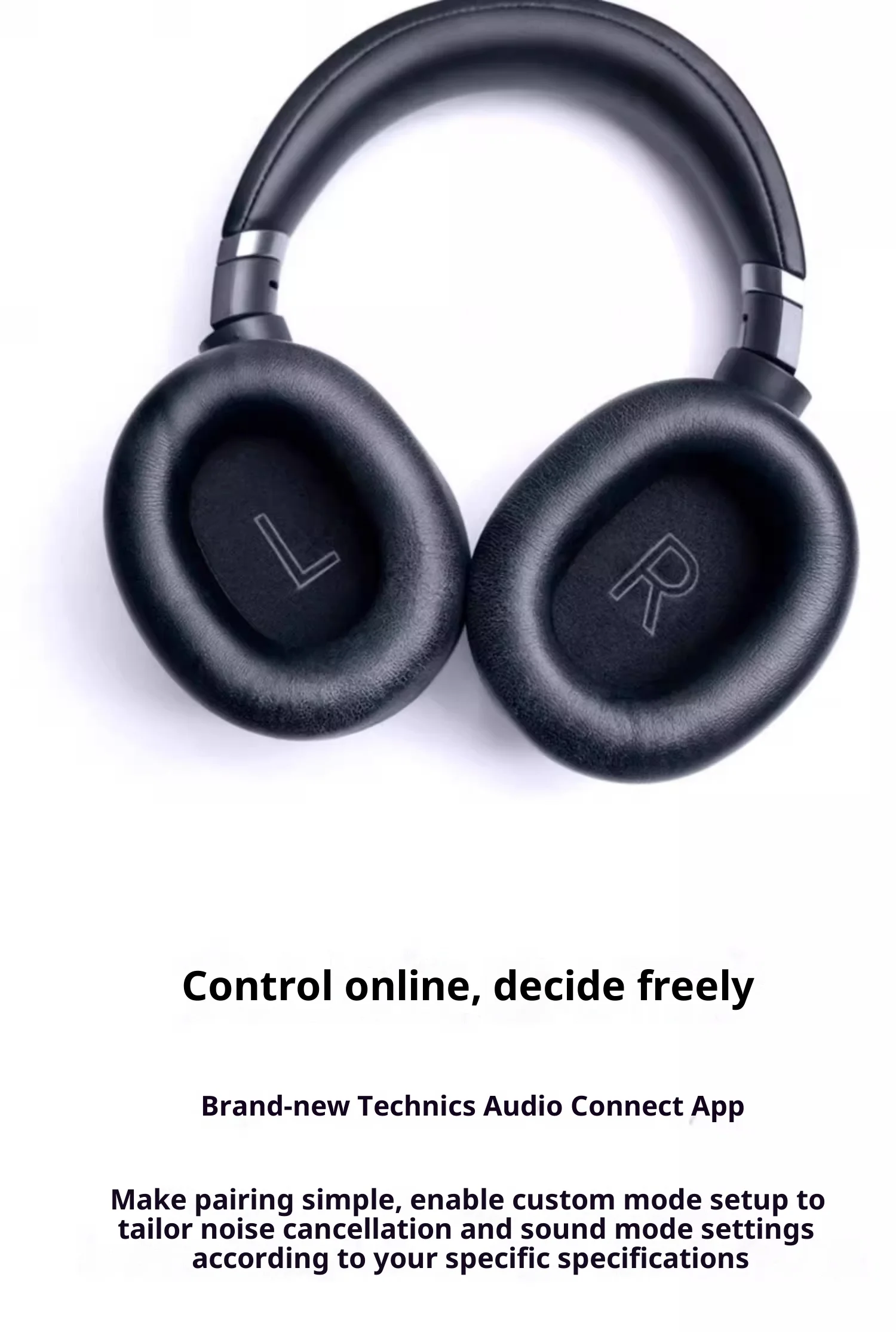 테크닉스 EAH-A800 헤드마운트 블루투스 헤드폰, 무선/유선 01 하이브리드 노이즈 캔슬링, 빠른 충전, 긴 배터리 수명