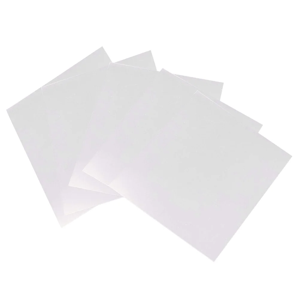 

5 Pcs 3D Printing Pen Accessories Stencil for PVC Material Transparent Stencils Vacuum Blank Child