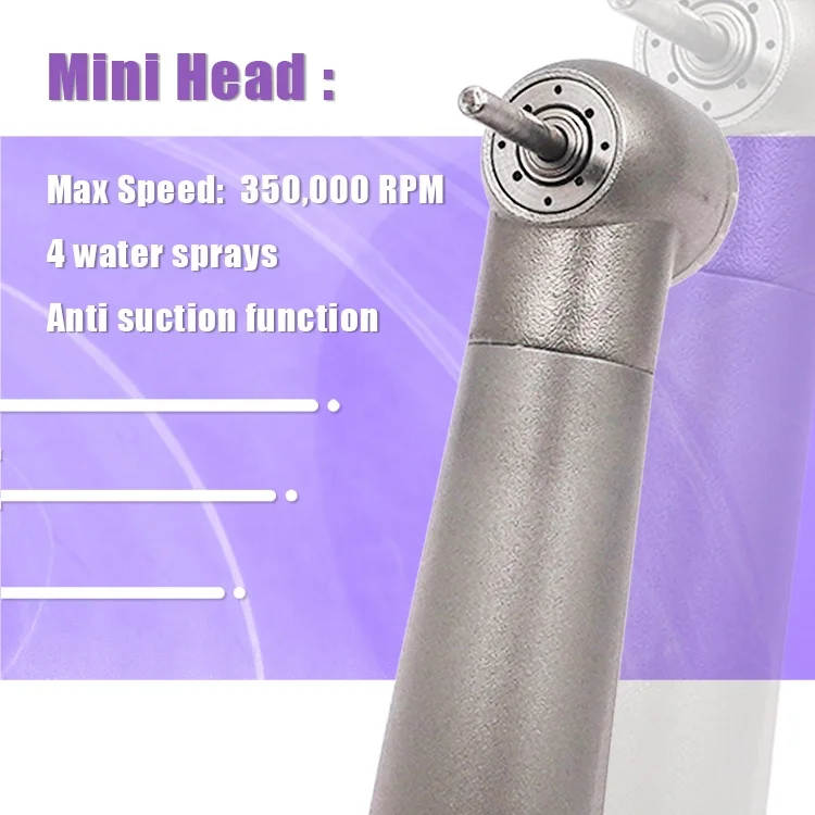 BESTO dent al Mini Head High Speed Handpiece RVS Turbine High Speed Handpieces denti stry Lab Instrument