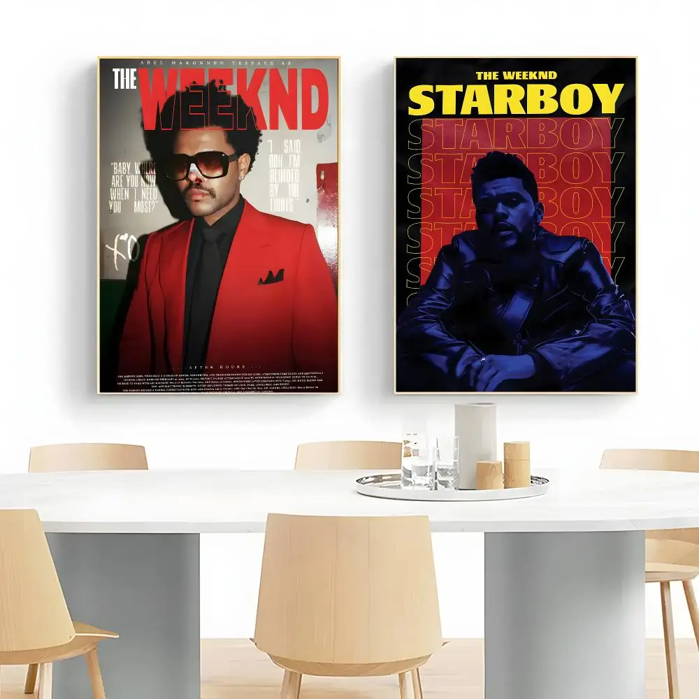 singer rnb pop T-The Weeknd Poster Wall Art Print Decorative Mural Home Decor Gift Unframed