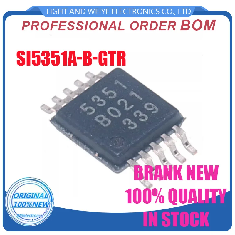 (5-10piece)100% New SI5351 SI5351A-A-GTR 5351 SI5351A-B-GTR MSOP10 Chipset