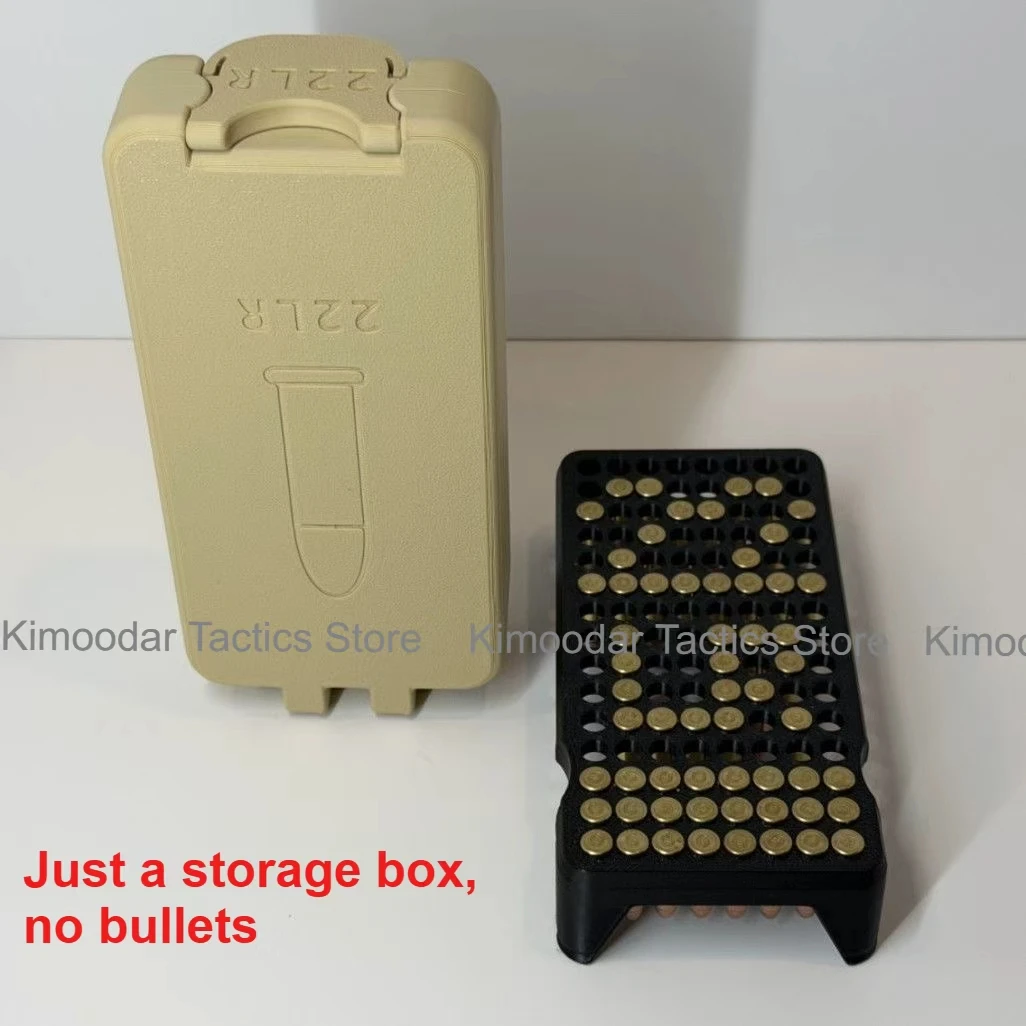 1PC 3D Printing .22LR Bullet Storage Box, Enthusiast Desktop Gift Collection，just An Empty Box