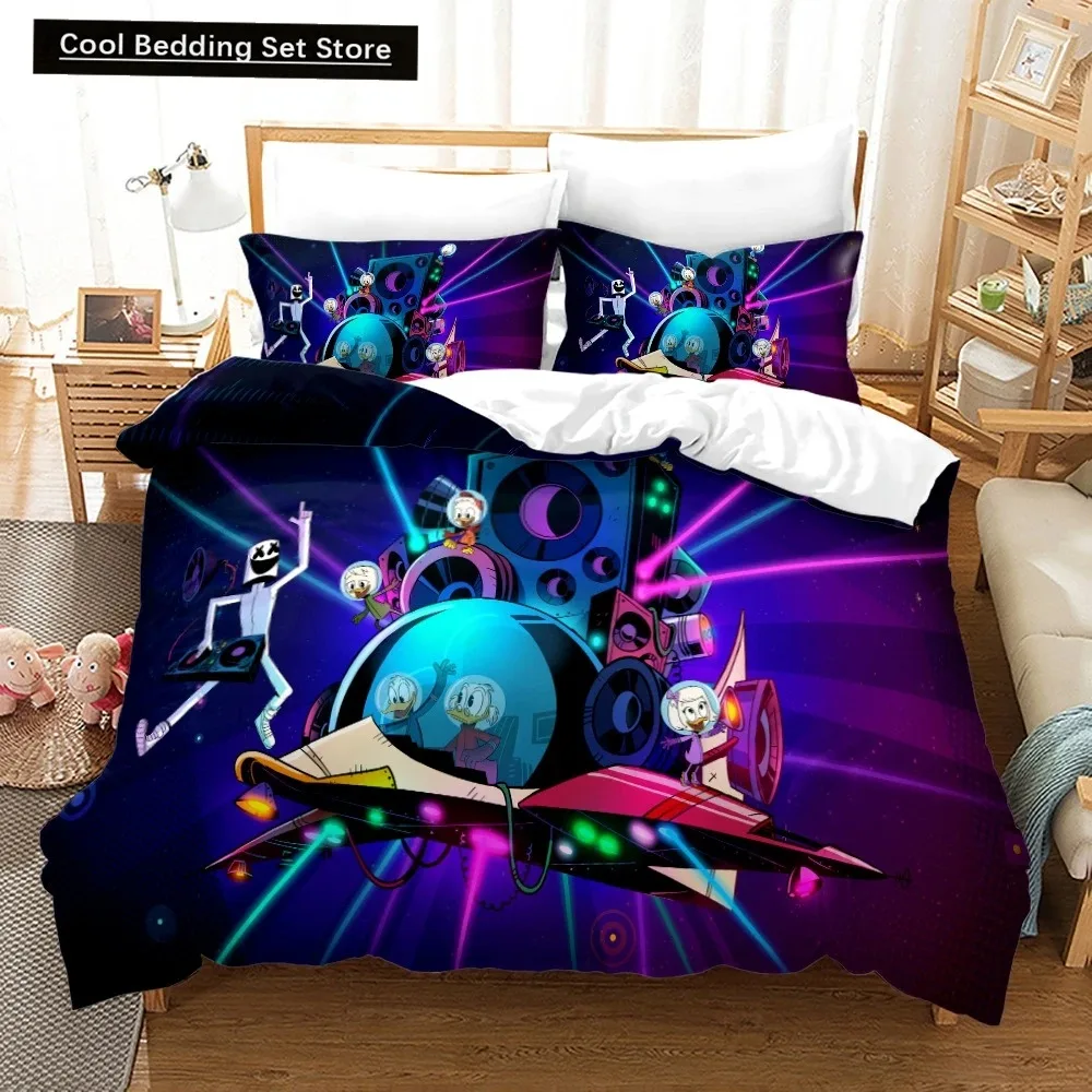 

New 3PCS Single-sided Printed Series DJ Digital Printing Duvet Cover Bedding Set Comfortable Breathable Sheet Comforter Bed Set