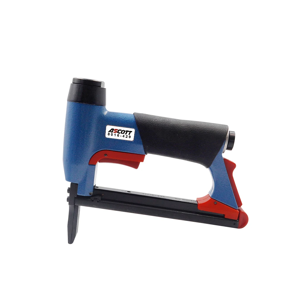 เครื่องเย็บลมอัตโนมัติอุตสาหกรรม ขนาด 21 เกจ รุ่น 6-16 มม. สำหรับตะปูรูปตัวยู ใช้สำหรับงาน DIY เย็บไม้ เบาะ