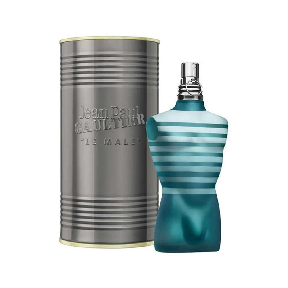 Jean Paul Gaultier Le Male Herrenparfüm EDT Langanhaltender Minz-Vanille-Duft Luxuriöses Designer-Herren-Eau de Cologne Spray mit Original-Metallbox