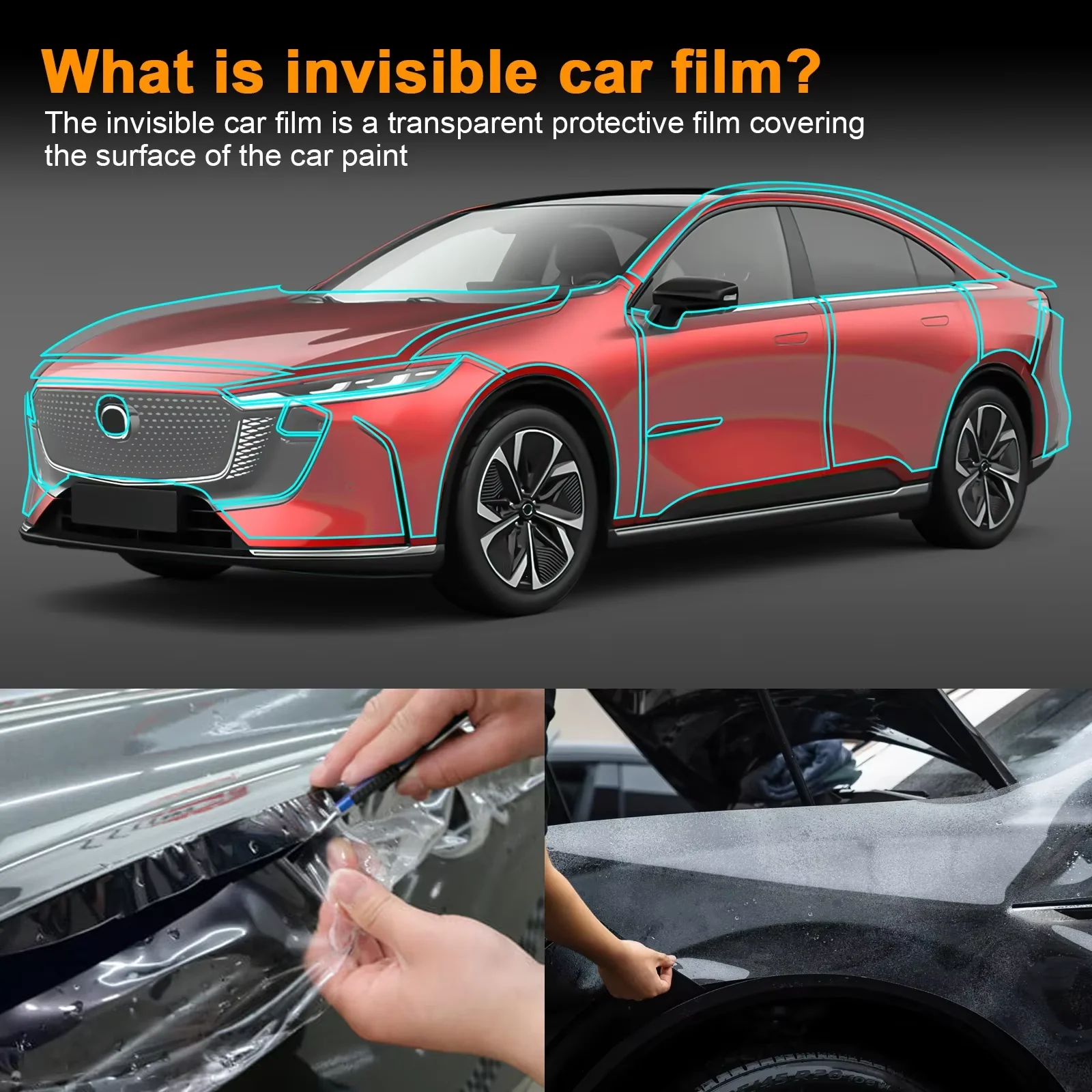9Mil TPU Stoßfester Kratzfester Autolackschutzfilm für Mazda 3 6e 2024-2025 Transparente Karosserie-Schutzfolie Vorgeschnittenes PPF-Kit