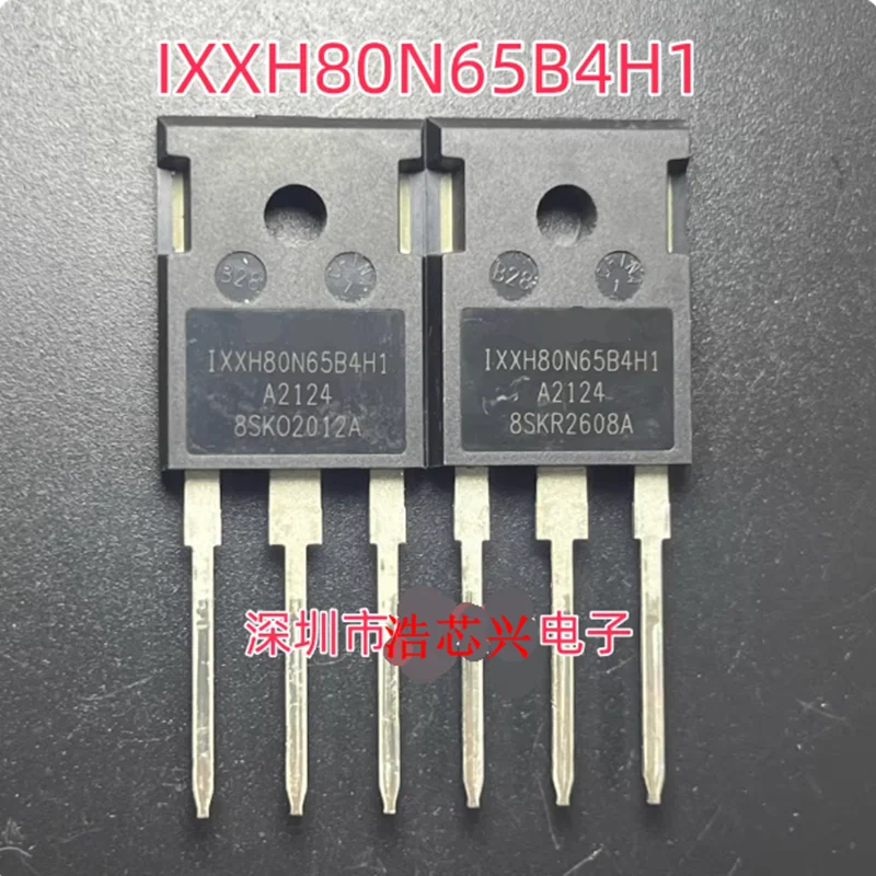 IXXH80N65B4H1 TO247AD 650V 80A  High-power damped N-channel enhancement-mode IGBT (Insulated Gate Bipolar Transistor)