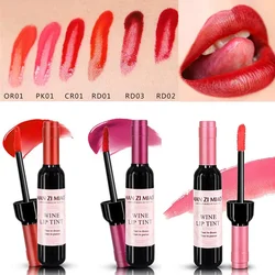 6 Colors Lip Tint Waterproof Wine Lip Stain Long Lasting Matte Liquid Wine Bottle Lipstick Lip Gloss Women Sweet Makeup Lipgloss