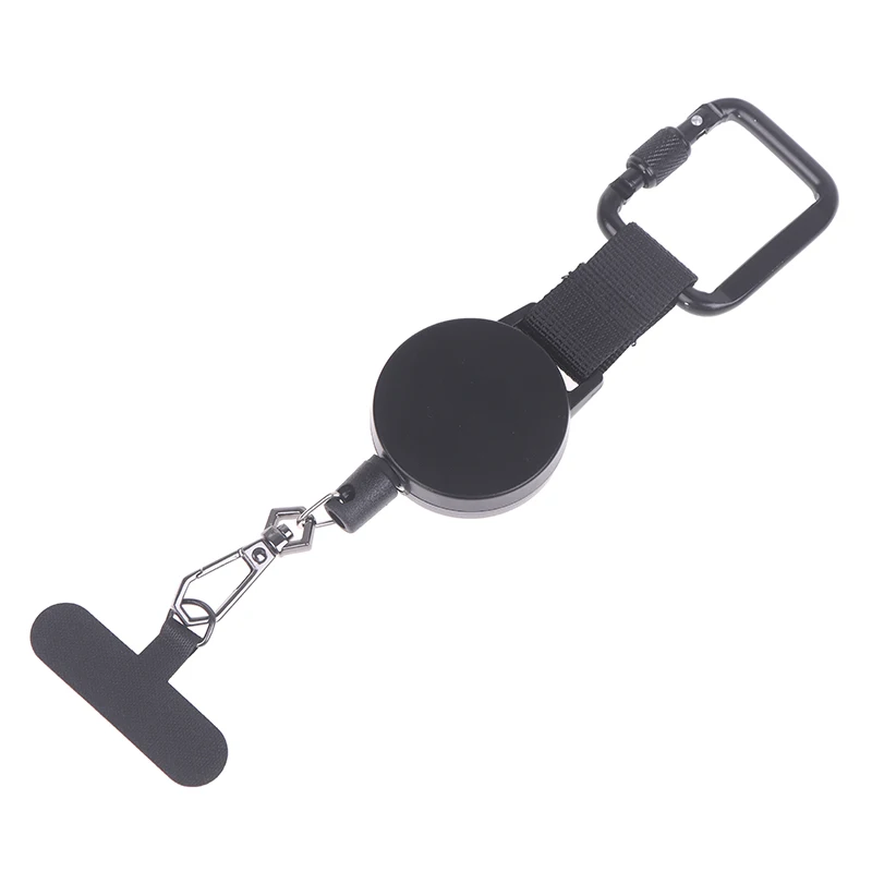 △ Anti-Theft Retractable Phone Lanyard Safety Connect Piece Tether Phone Tab Strap With Carabiner Anti-Drop Harness For Outdoor