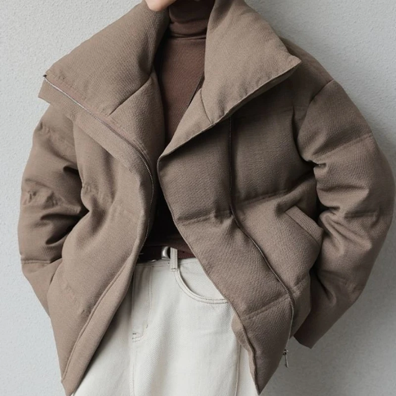 الراقية مزاجه الدافئة كبيرة التلبيب الخبز الملابس النسائية الشتاء سميكة الملابس القطنية الدافئة ملابس قطنية الموضة #1