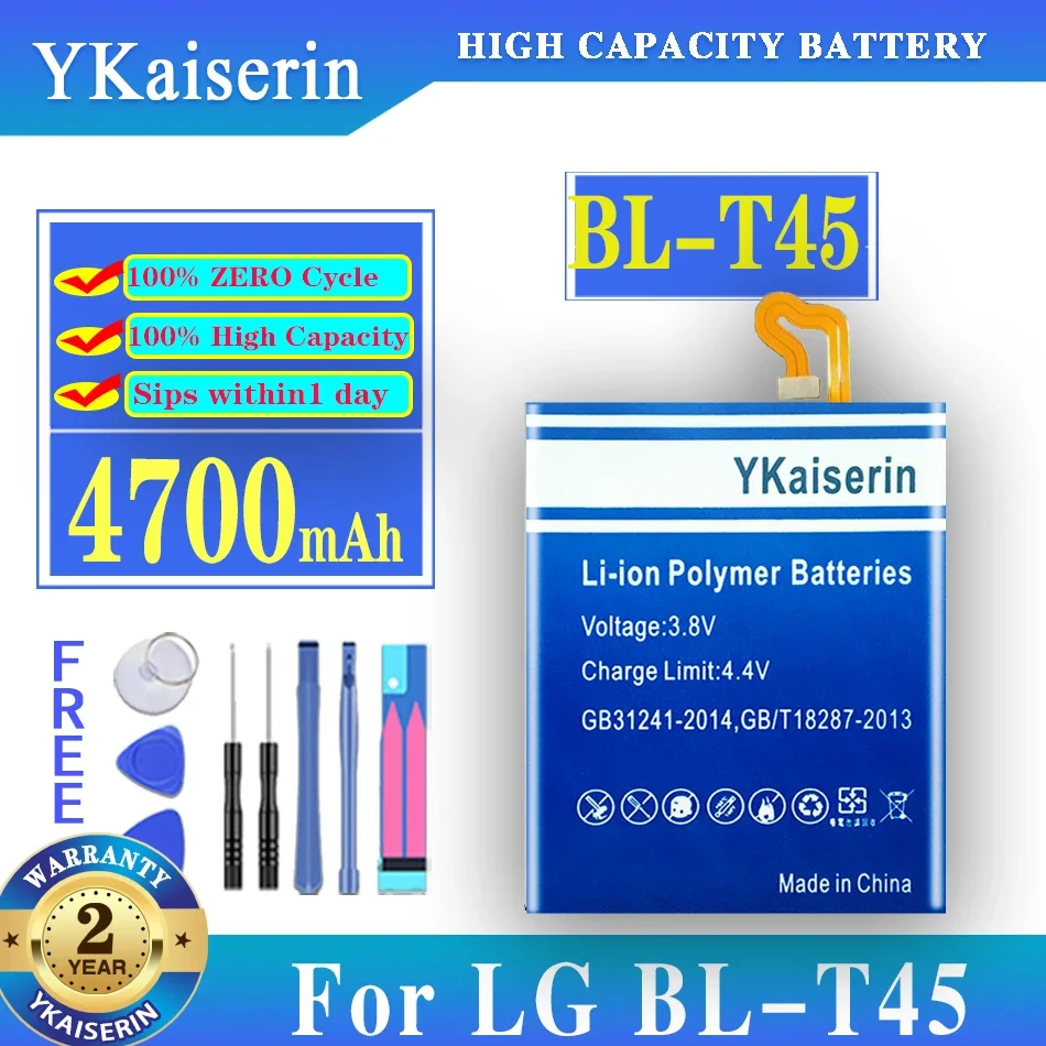 

Высококачественный аккумулятор BLT45 BL-T45 4700 мАч для LG K50S 2019 LMX540HM X540 X540EMW BL T45 аккумулятор для телефона с инструментами
